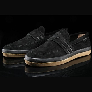 adidas Skateboarding Penny 黑色滑板懶人鞋 皮鞋