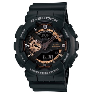 【CASIO】G-SHOCK玫瑰金齒輪概念錶(GA-110RG-1A)正版宏崑公司貨