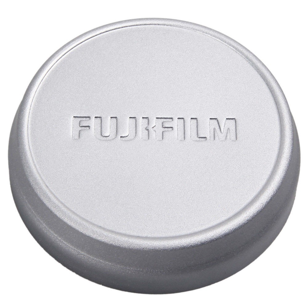 Fujifilm富士 XF10/X100/X100S/X100T/X100F/X70 鏡頭蓋 銀色 有植絨