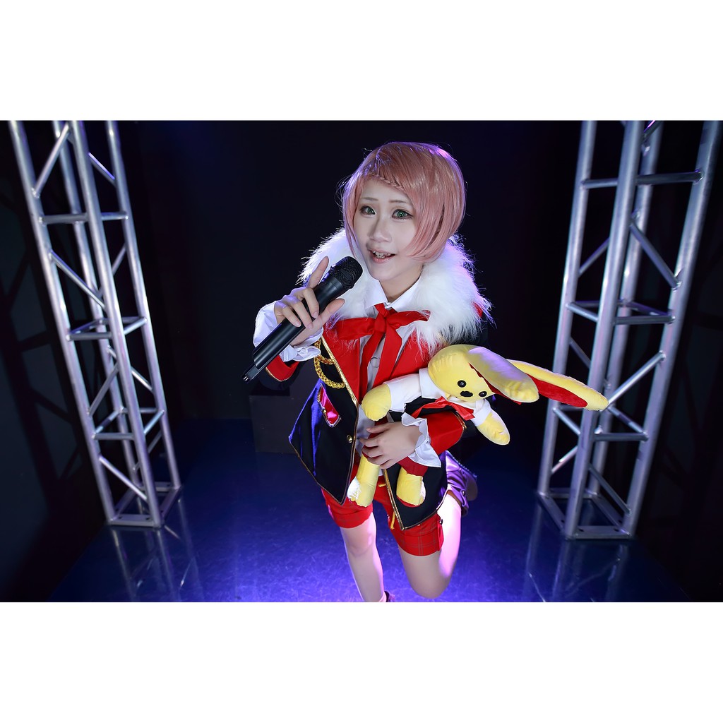 二手cos Cosplay Ichu偶像进行曲偶像修行中湊奏多f F 打歌服正裝公式服假髮大全套 蝦皮購物