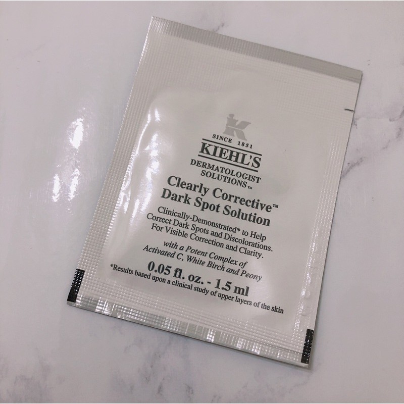 契爾氏 Kiehl’s 激光極淨白淡斑精華 試用包 1.5ml