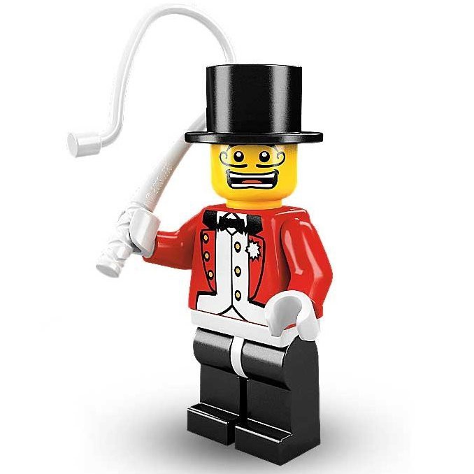 【台中翔智積木】LEGO 樂高 8684 人偶包 第二代 3號 Circus Ringmaster 馴獸師