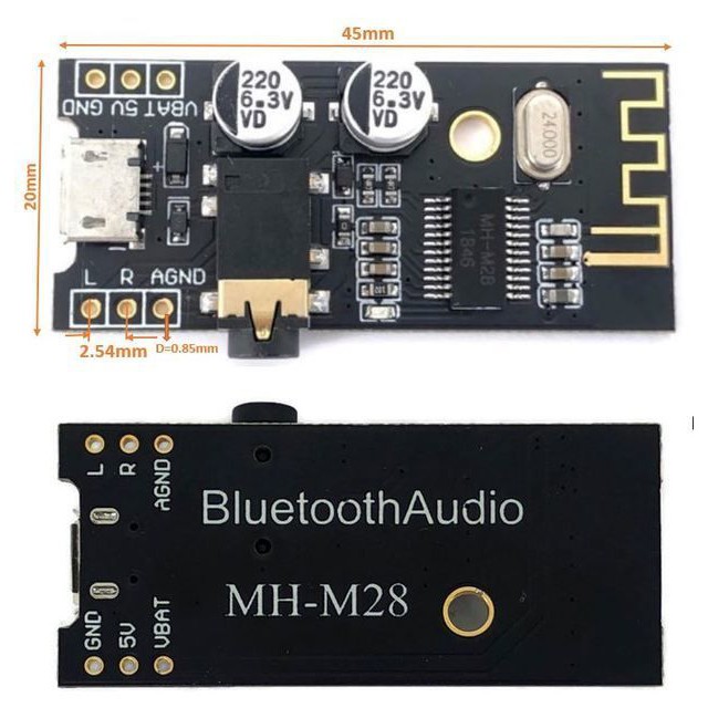 現貨 M28 藍牙4.2音頻接收器模組 高音質 HIFI DIY改装 有耳機接口版本