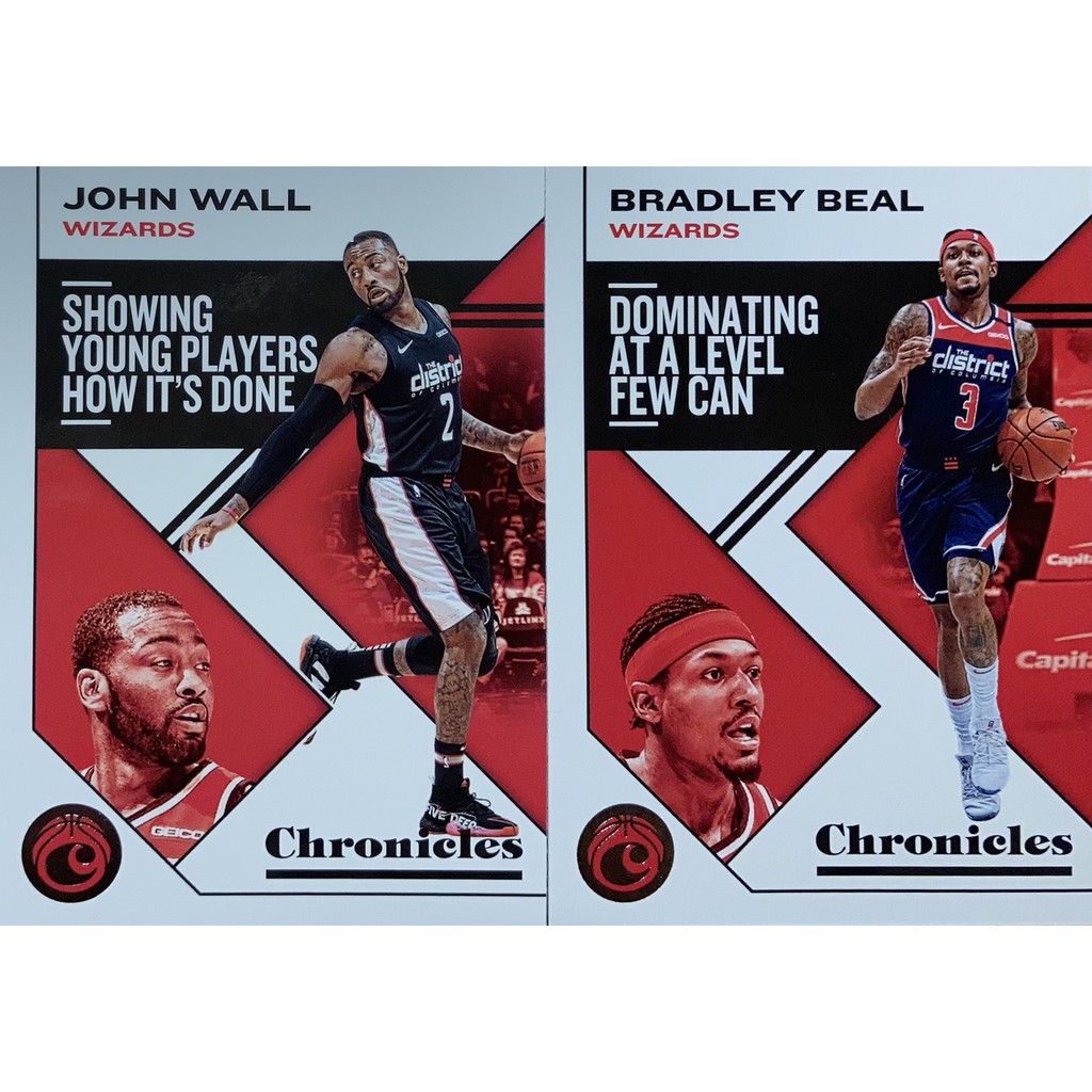 2019-20 Chronicles 巫師隊組合包 John Wall/Bradley Beal 普卡