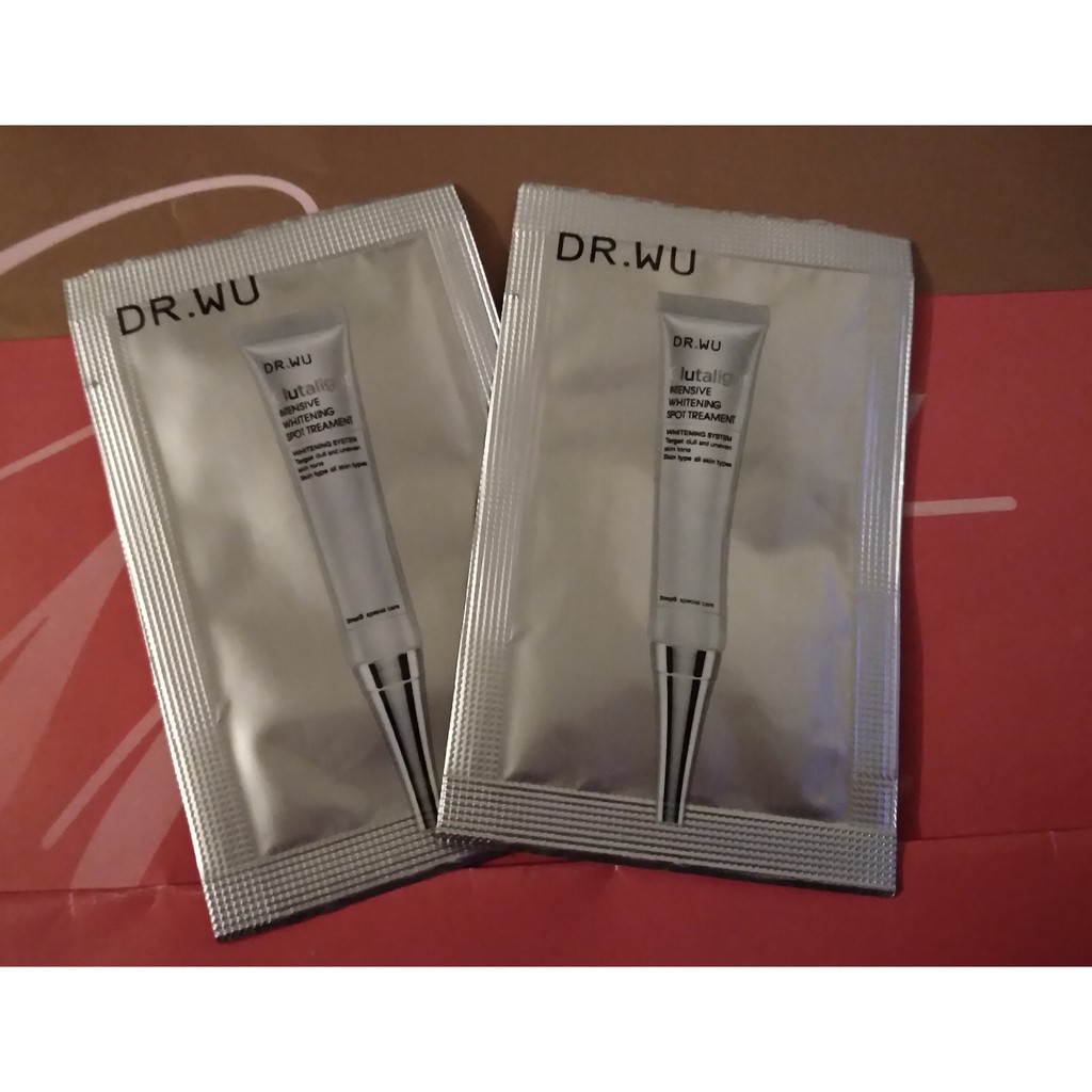 (潤透光系列- 2ml 體驗包) DR WU 潤透光美白- 密集淡斑精華 / 精華液 / 精華乳 / 精華化妝水