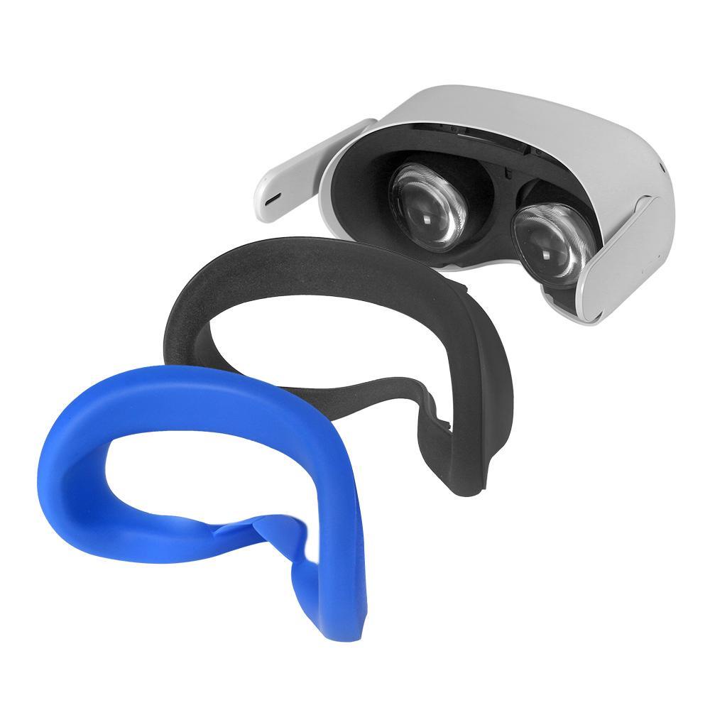 現貨💕Oculus Quest 2硅膠眼罩保護套VR面罩套防滑防汗隔汗防漏光遮光