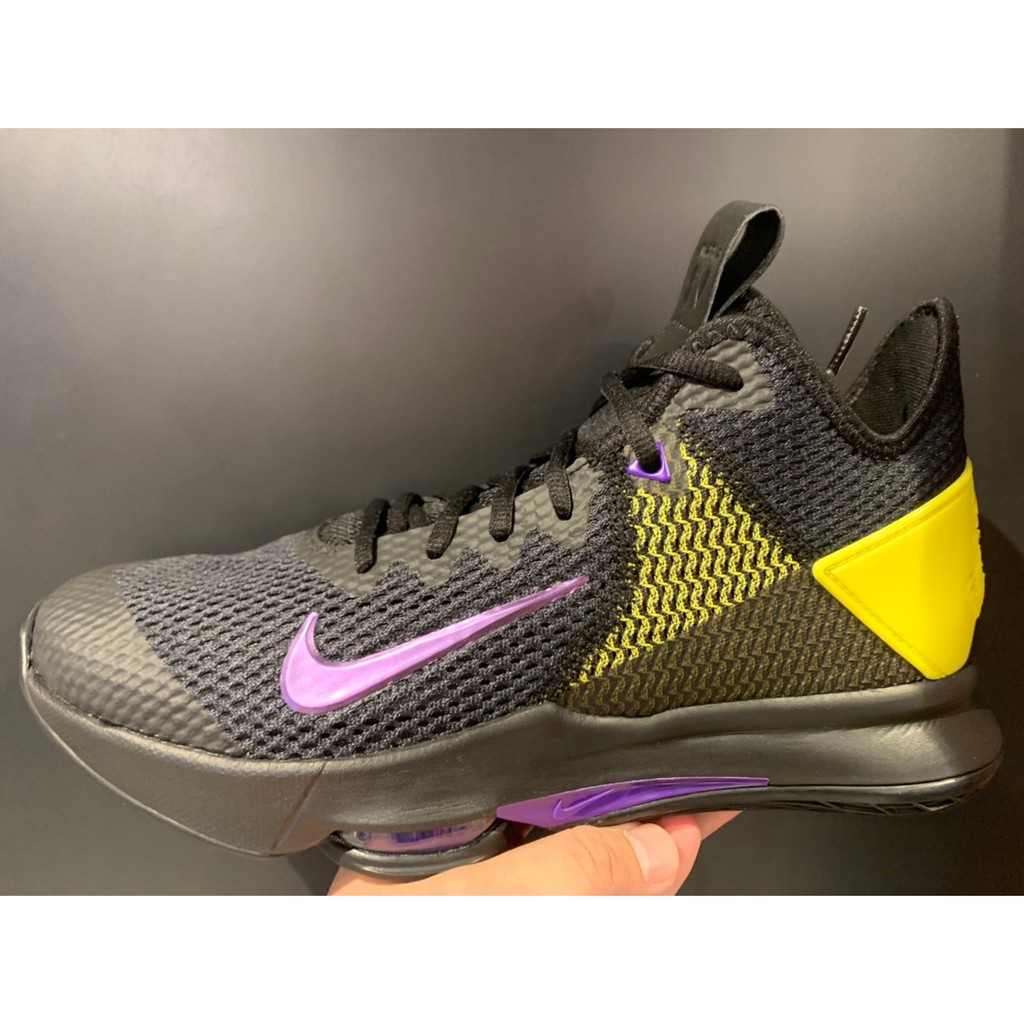 NIKE LEBRON WITNESS IV 4 EP 黑 紫黃 獅子頭 籃球鞋 男 CD0188-004