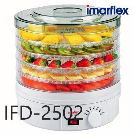 免運/有發票/伊瑪五層式低溫烘培溫控乾果機 IFD-2502