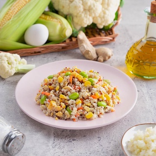 【蘭揚食品】黃金優纖輕采花椰米200g/包-蛋素 蔬食/素食 料理包/調理包