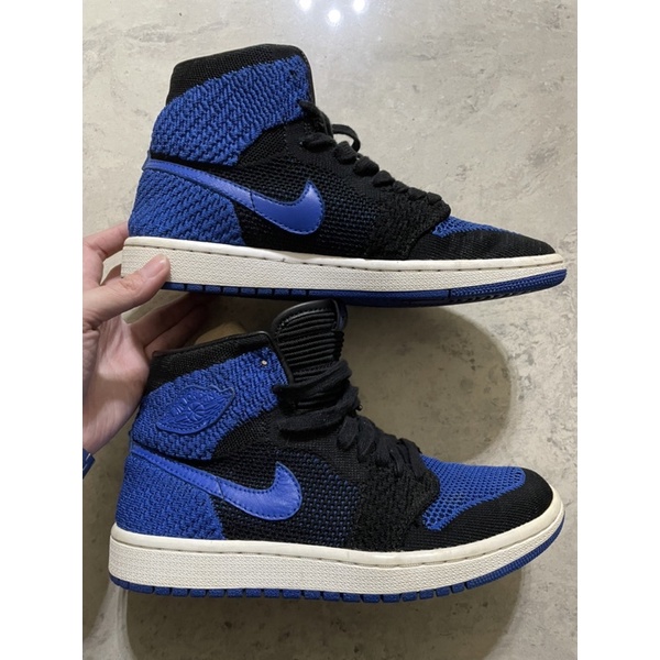 Nike Jordan 一代 黑藍 皇家藍 編織6Y24cm 919702-006 含運