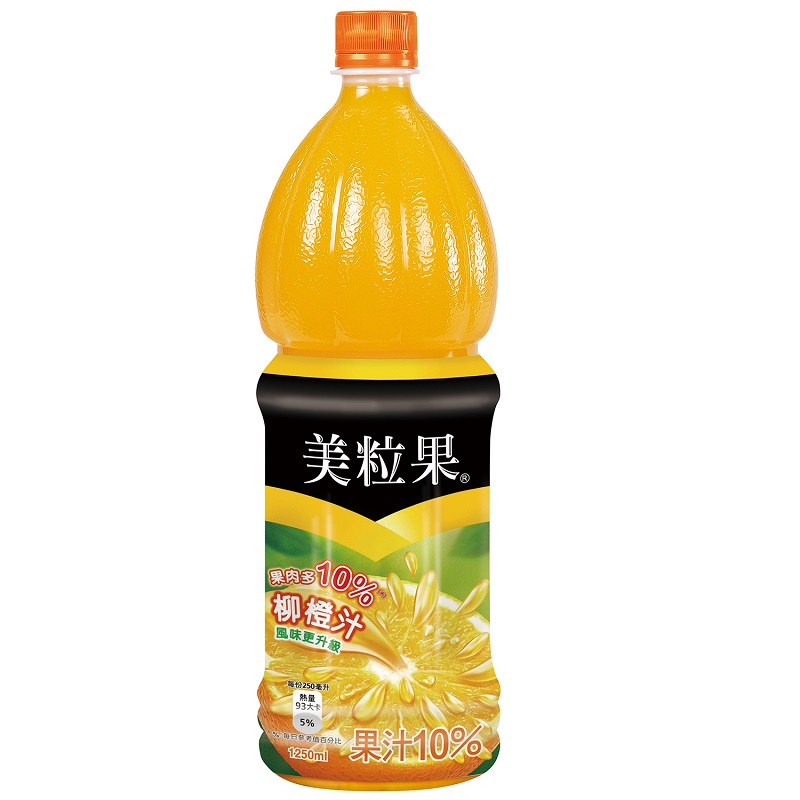 美粒果 柳橙汁[箱購] 1250ml x 12【家樂福】