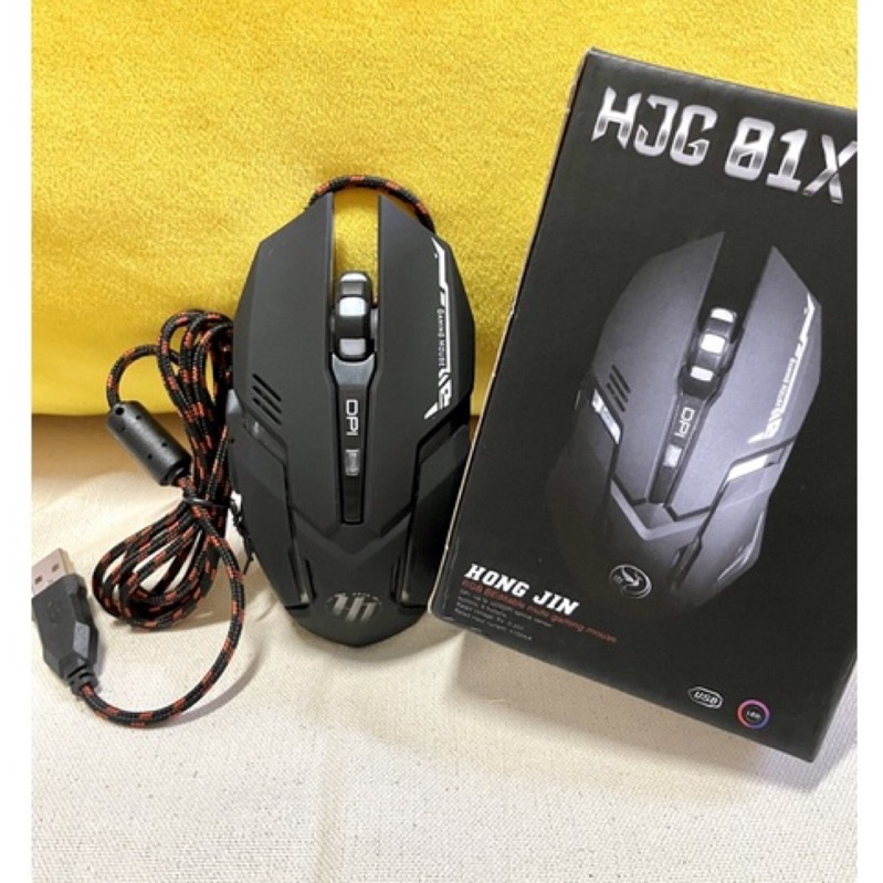 ｛全新現貨｝🌱宏晉 Hongjin🌱 HJG-01X 可編輯RGB靜音電競滑鼠