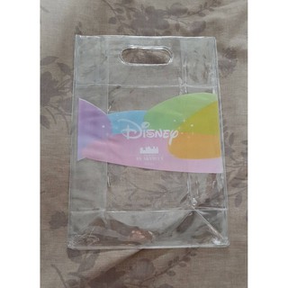 【紫晶小棧】迪士尼 透明手提袋 收納袋 文件袋 化妝包 透明 防水 收納整理