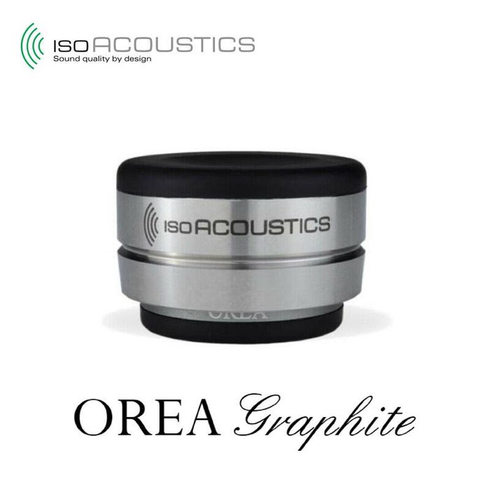 【愛樂音響 高雄旗艦館】IsoAcoustics OREA Graphite 音響 避震 墊材 喇叭墊 腳墊 每盒一入