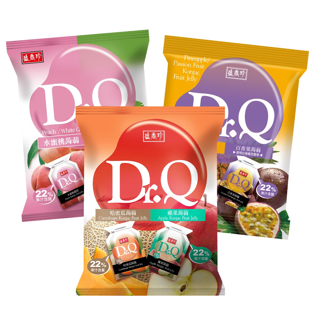 【蝦皮特選】盛香珍 Dr. Q雙味蒟蒻果凍系列420g(含真實果汁 獨立小包裝)