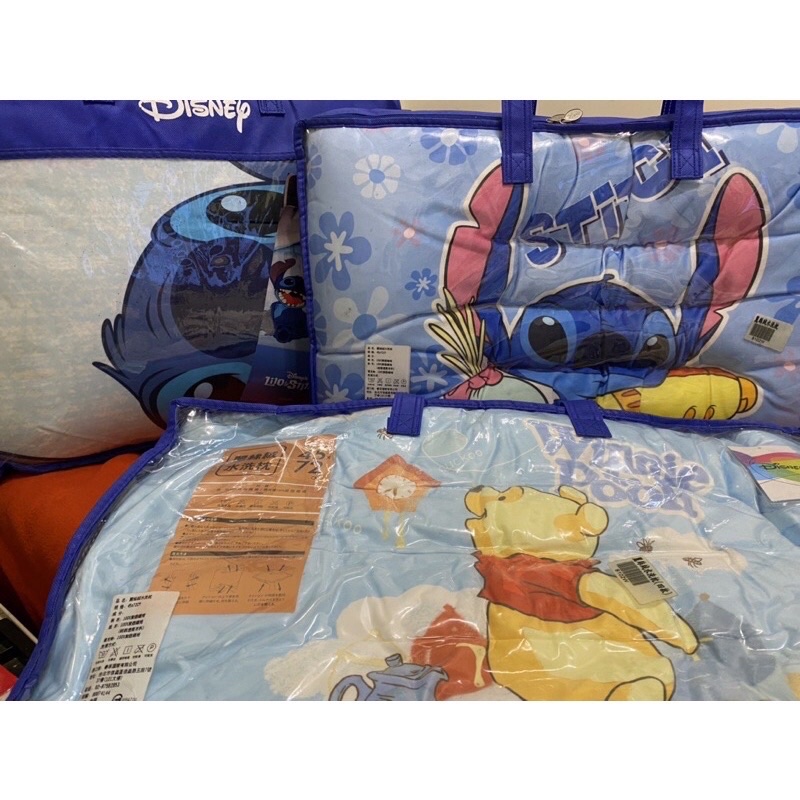 迪士尼周邊系列-迪士尼麗絲絨水洗枕&amp;羊羔絨暖暖被、兒童枕、水洗枕、觸感舒服、柔軟、舒適、保暖被、史迪奇、大眼怪、毛怪