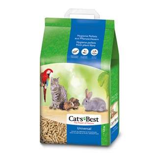 【寵物王國】CAT'S BEST 凱優藍標粗粒木屑砂 10L / 20L