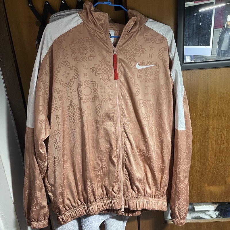 Nike x Clot 粉絲綢 外套 尺寸L
