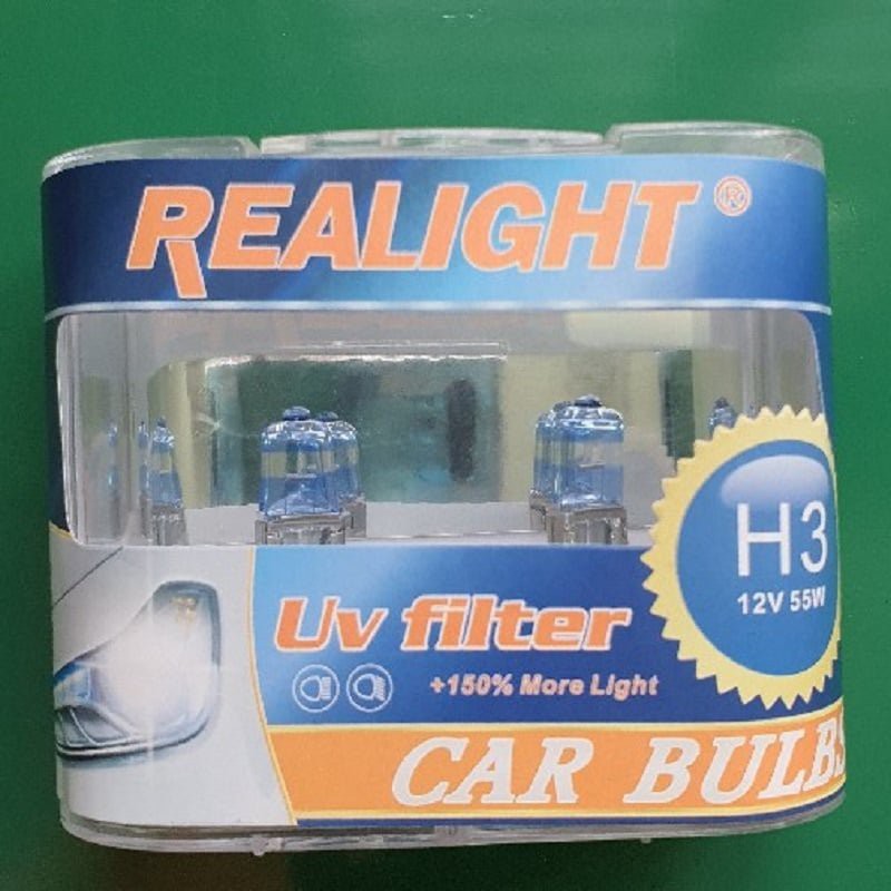 Realight H3 Boost 燈泡 - 卓越的紫外線過濾器 - 適用於所有車輛