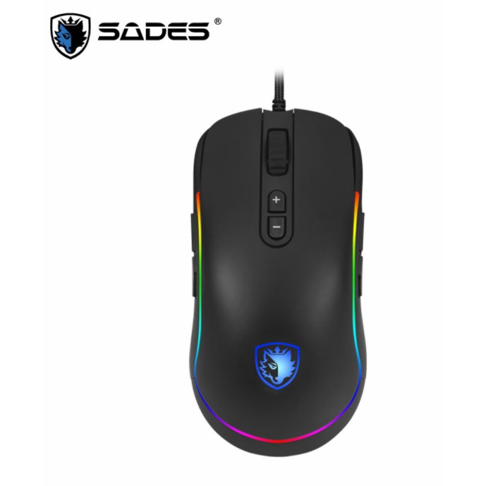 【現貨】左輪 SADES 賽德斯 Revolver 左輪 RGB 巨集變頻電競滑鼠 有線滑鼠 電競滑鼠