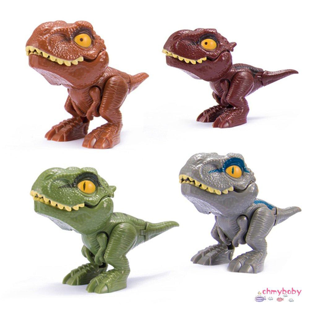 手指恐龍 Q版 迷你 新款恐龍 關節可動 仿真玩具 霸王龍戰隊 侏羅紀世界 小型收藏 兒童玩具 現貨