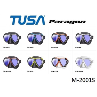 免運 TUSA PARAGON M-2001S 抗UV潛水面鏡 可加購抗UV420近視鏡片 水肺潛水 技術潛水