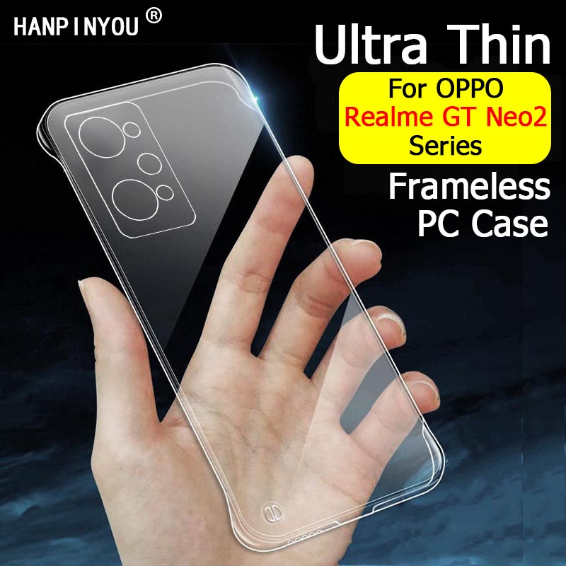 適用於 OPPO Realme GT Neo2 Neo 2 6.62" 輕質硬質 PC 後置攝像頭保護套外殼的超透明薄無