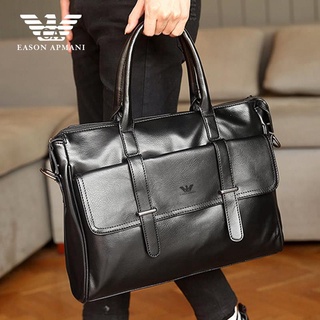 熱賣爆款ERG/阿瑪尼新款男士公文包真皮大容量手提電腦包青年休閒商務背包