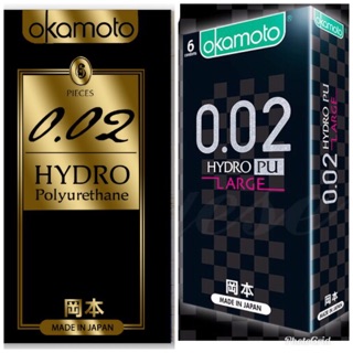 岡本-002超薄衛生套(6入) OKAMOTO 002 岡本-002超薄衛生套(6入) HYDRO L號水感勁薄保險套