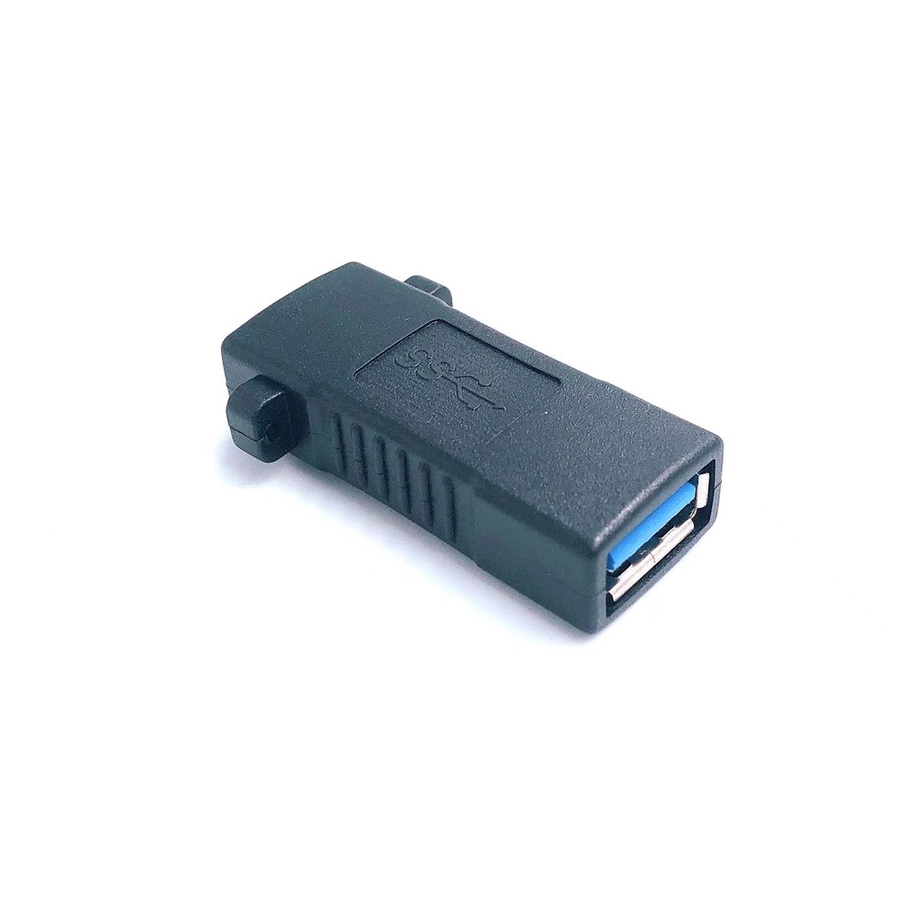 U3-058 USB3.0母對母轉接頭 USB母對母延長頭 帶面板螺絲孔 USB延長頭 USB轉接頭 可固定USB轉接頭