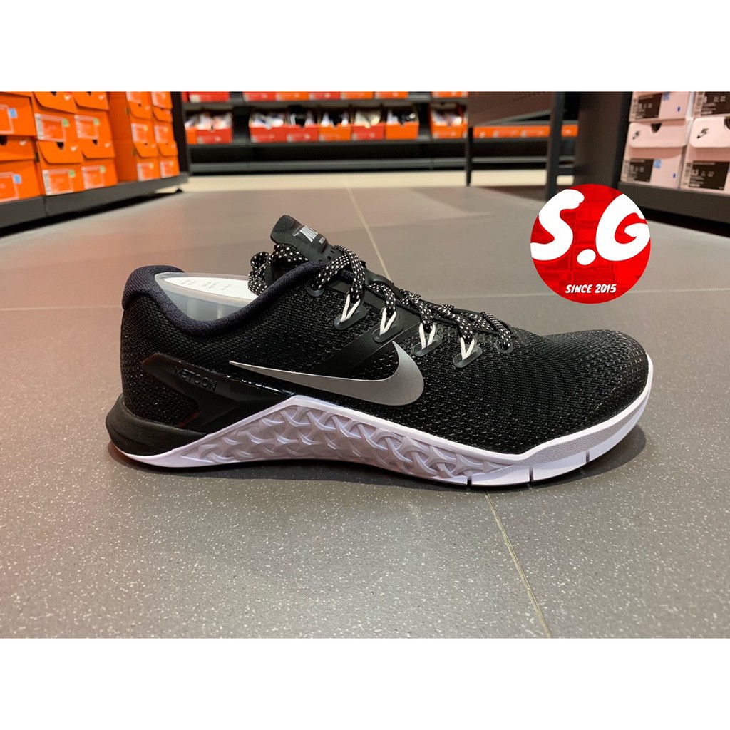 S.G NIKE W METCON 4 924593-001 熱賣款 黑白 透氣 硬底 重訓 健身房 訓練鞋 女鞋