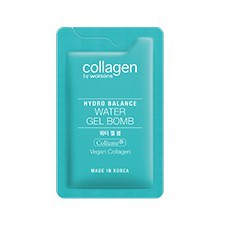 【全新】Watsons 屈臣氏 Collagen 水潤平衡保濕凝膠 2ml-體驗包 旅行用．保存期限2023年．韓國製造