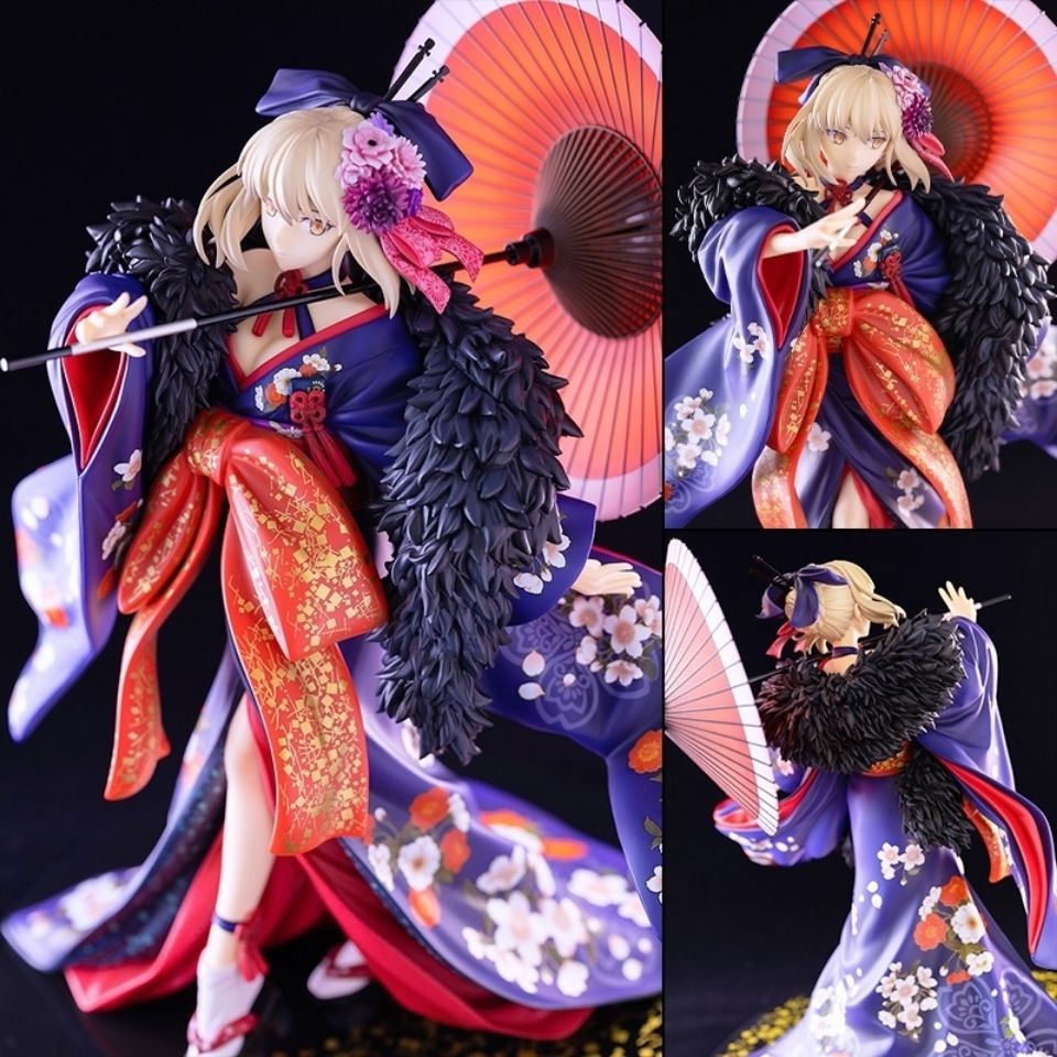 現貨速發 動漫花魁和服塞巴saber手辦天之杯fate Alter阿爾托莉雅國產模型 蝦皮購物