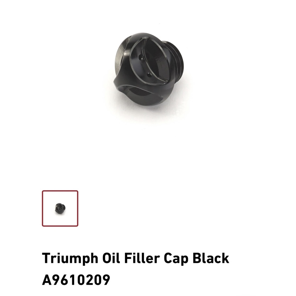 (預購商品)TRIUMPH 凱旋原廠 Oil Filler Cap Black_Trident660_機油孔蓋