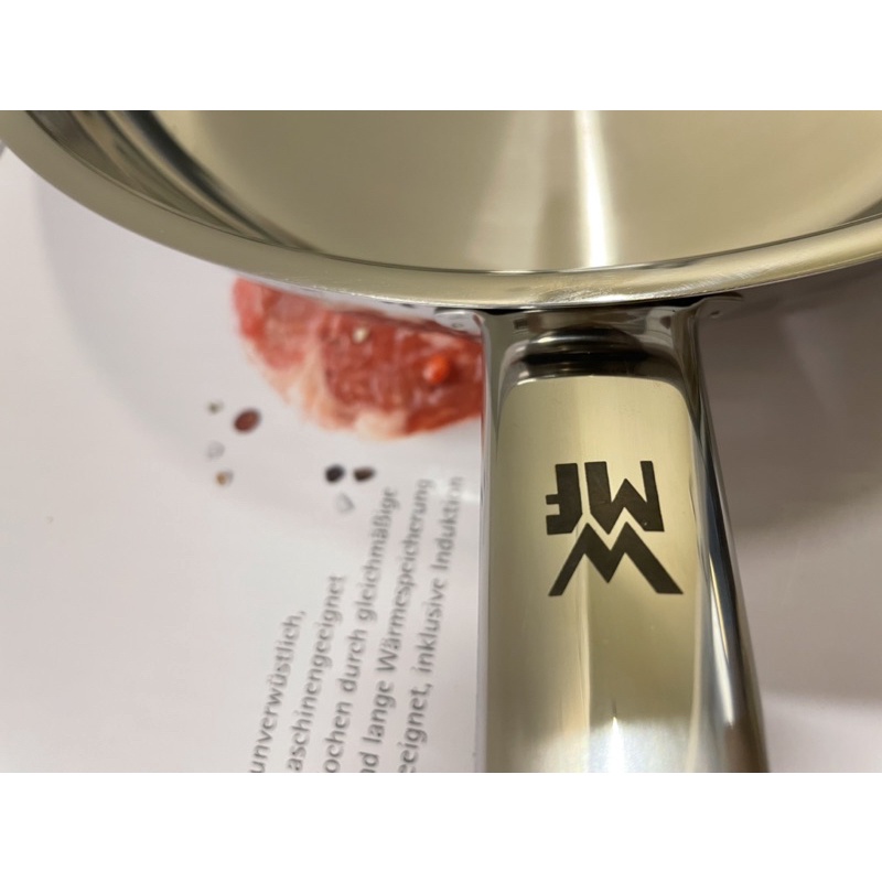 (全新) 德國 WMF  24cm 平底鍋 不銹鋼平底鍋 不鏽鋼煎鍋（無蓋）