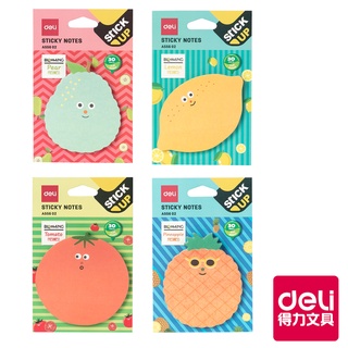 【Deli得力】水果造型便條紙 (EA55602) 3x3/30張｜得力旗艦店