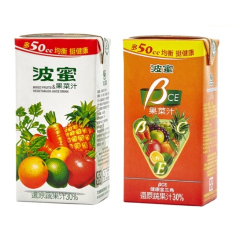 波蜜 果菜汁/βCE果菜汁 300ml(24入/箱) 蔬果營養飲品
