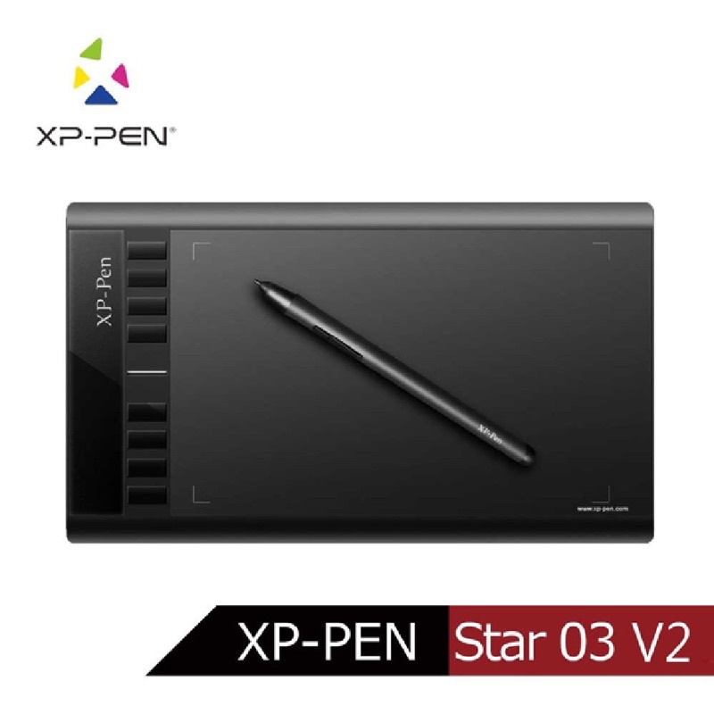 ［全新未使用］XP-PEN Star03 V2 10X6吋頂級專業繪圖板