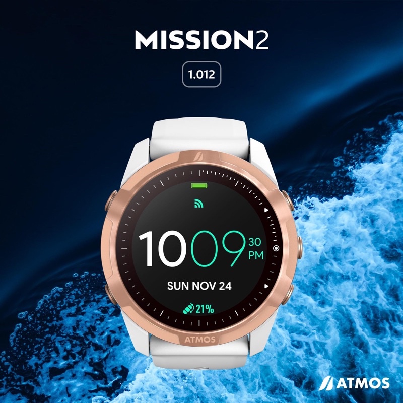 【企鵝潛水】現貨 ATMOS Mission2 潛水錶