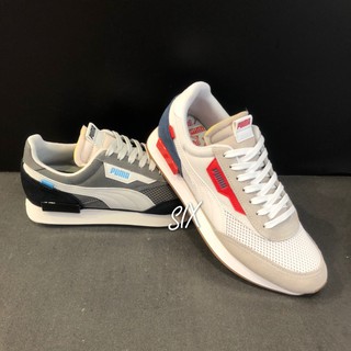 SIX PUMA FUTURE RIDER STREAM ON 休閒鞋 灰 371530-04 白 371530-02
