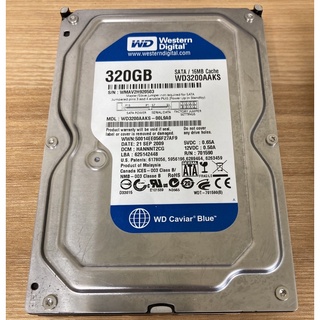 二手 良品 WD 藍標 內接 硬碟 SATA 3.5吋 3.5 320G 二手 良品 售出 無退