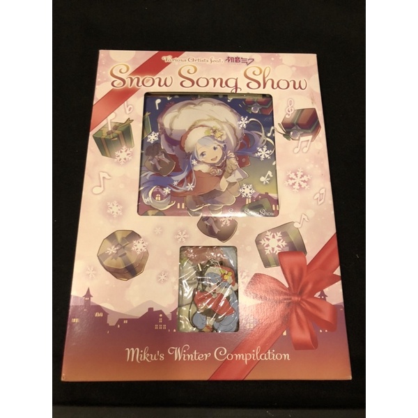 初音未來 日版 聖誕專輯CD+特典(吊飾、資料夾、小冊子)Snow Song Show Miku 巡音 鏡音