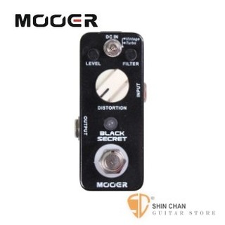 小新樂器館 |Mooer Black Secret 破音效果器【Distortion Pedal】【Micro系列BS】