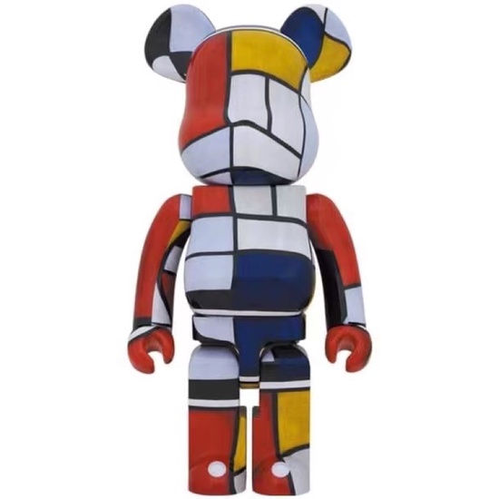 BE@RBRICK Piet Mondrian 1000％  尺寸：全高約700 mm