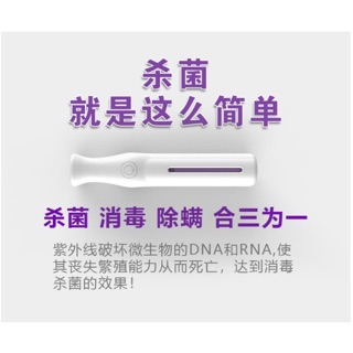 臺灣現貨 紫外線消毒燈 消毒棒 殺菌燈 便攜式消毒燈 迷你消毒器 手持殺菌棒消毒燈 LED紫外消毒燈 3v便攜式紫外線