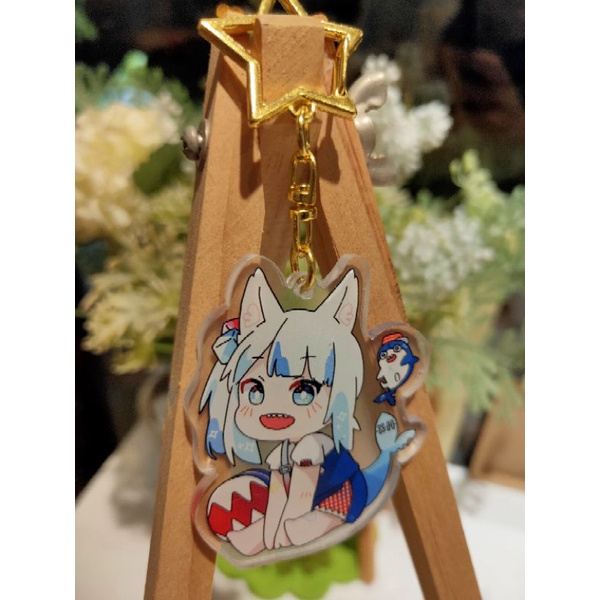 <現貨> Hololive EN 壓克力 吊飾 同人 Gura Watson Ina Calli Kiara 鯊鯊 死神