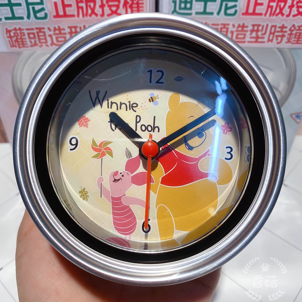 正版授權 迪士尼 全新 米妮 罐頭時鐘 史迪奇 米奇 小熊維尼 迪士尼造型時鐘 disney