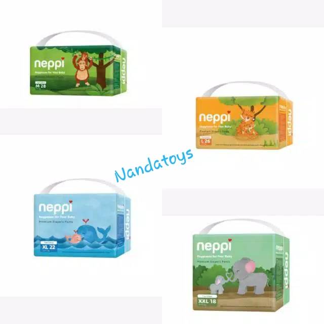 Pers Nepia Genki Premium Neppi 尿布褲子一次性嬰兒尿布