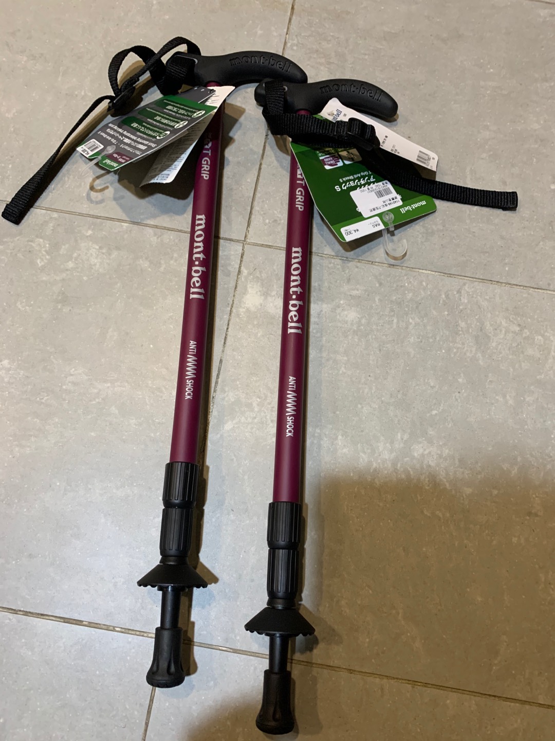 日本mont Bell T型避震登山杖登山杖避震登山智杖t Grip Small 蝦皮購物