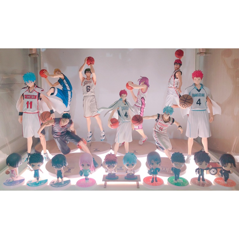 （已售）MEGAHOUSE 黑子的籃球 影子籃球員 PVC 一番賞 MSP 火神 赤司 黃瀨 綠間 紫原 青峰